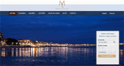 Desktop Screenshot of hotelmonalisa-labaule.com