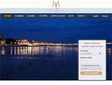 Tablet Screenshot of hotelmonalisa-labaule.com